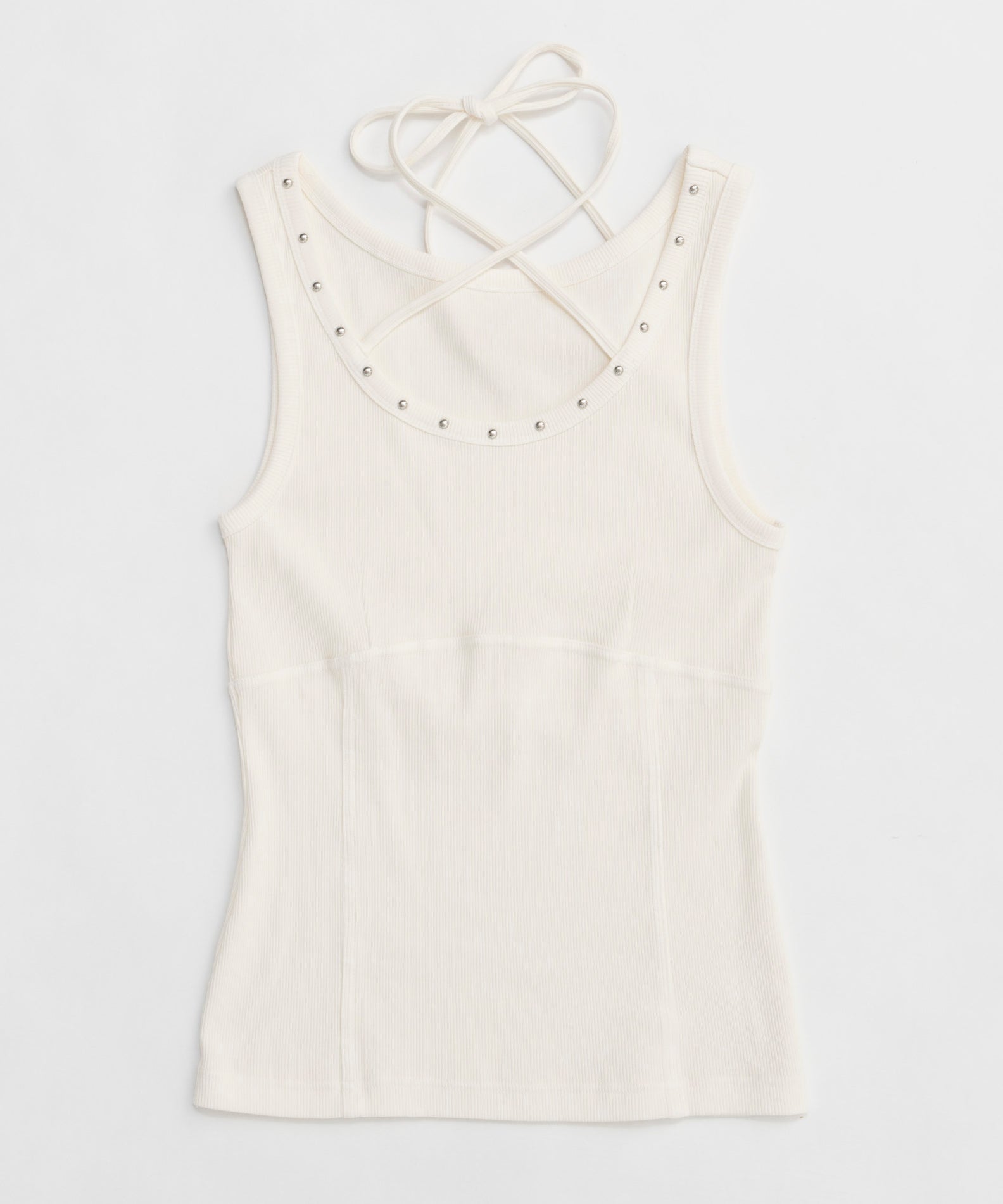 【25SPRING PRE-ORDER】Pigment Processing Studs Tank Top