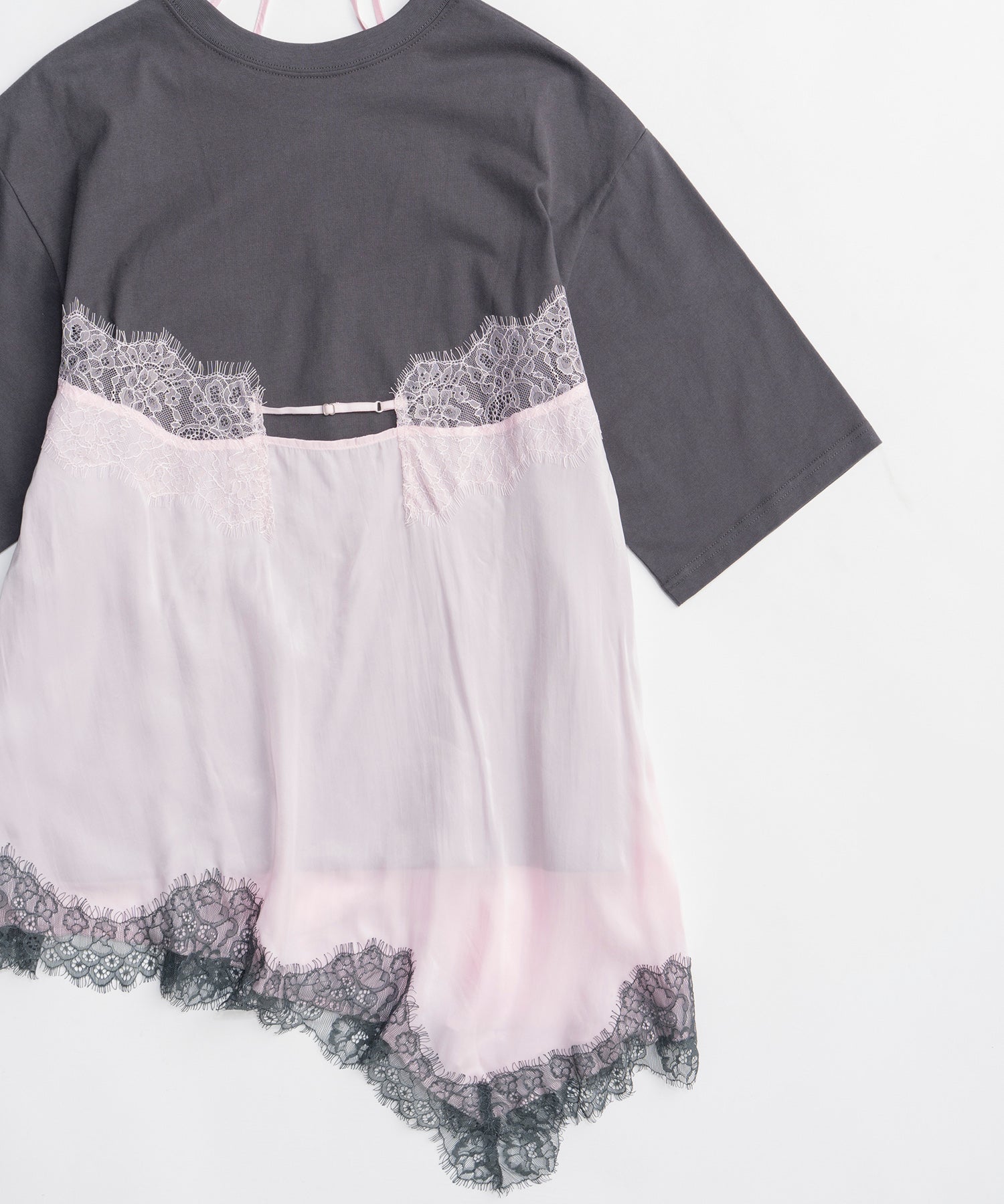 【26SPRING PRE-ORDER】Lace Docking Layered TEE