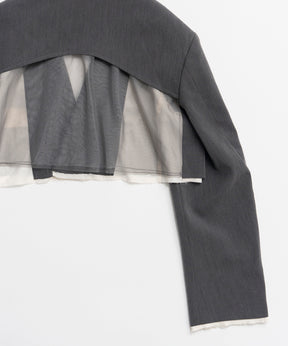 [26SPRING PRE-ORDER] 백튤 숏자켓