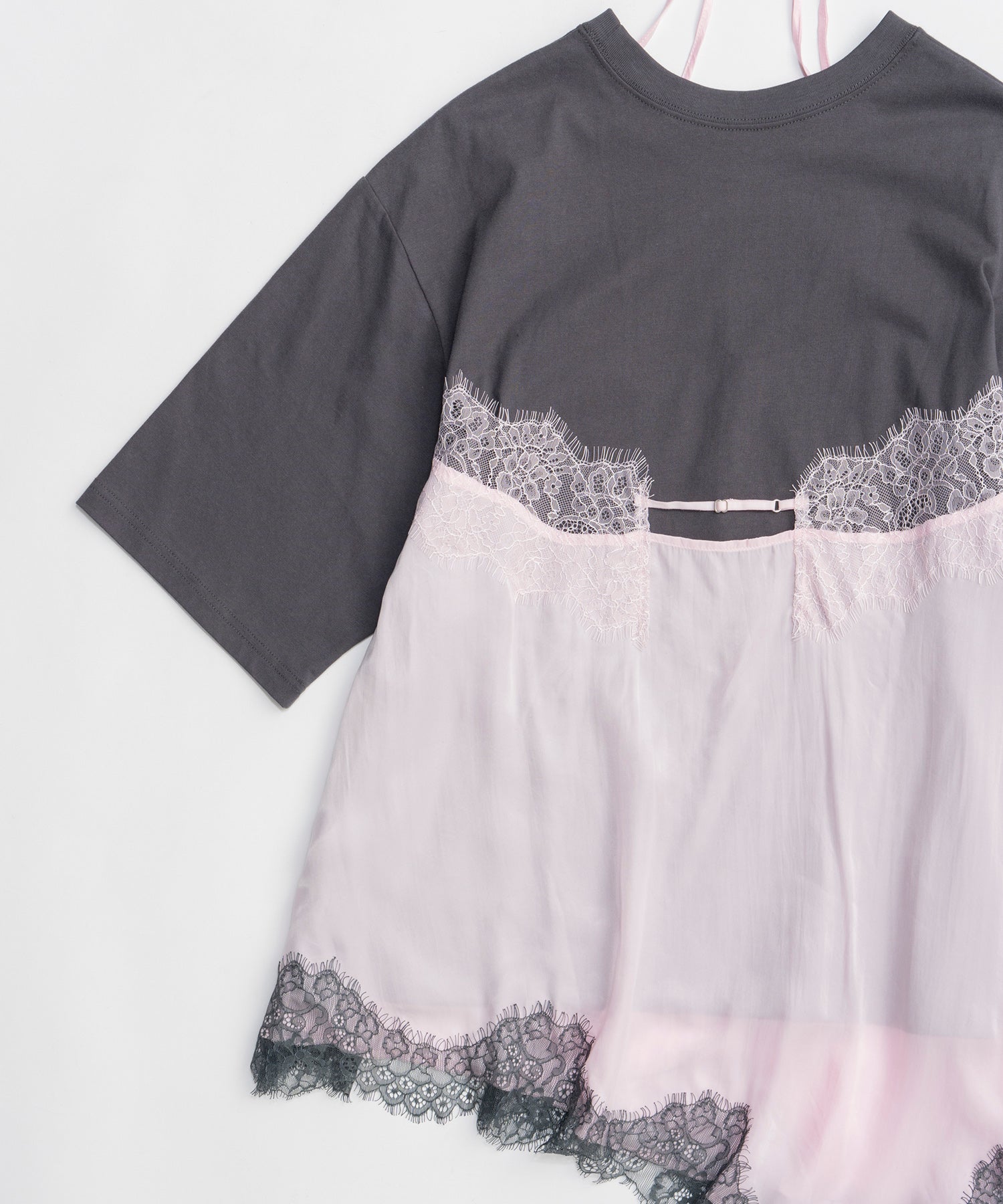 【26SPRING PRE-ORDER】Lace Docking Layered TEE