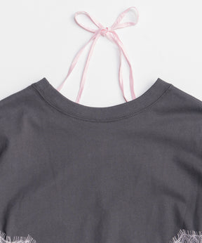【26SPRING PRE-ORDER】Lace Docking Layered TEE