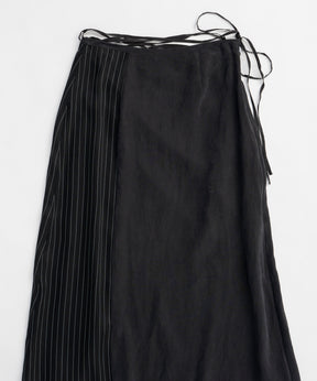 【25SPRING PRE-ORDER】Satin Docking Maxi Skirt