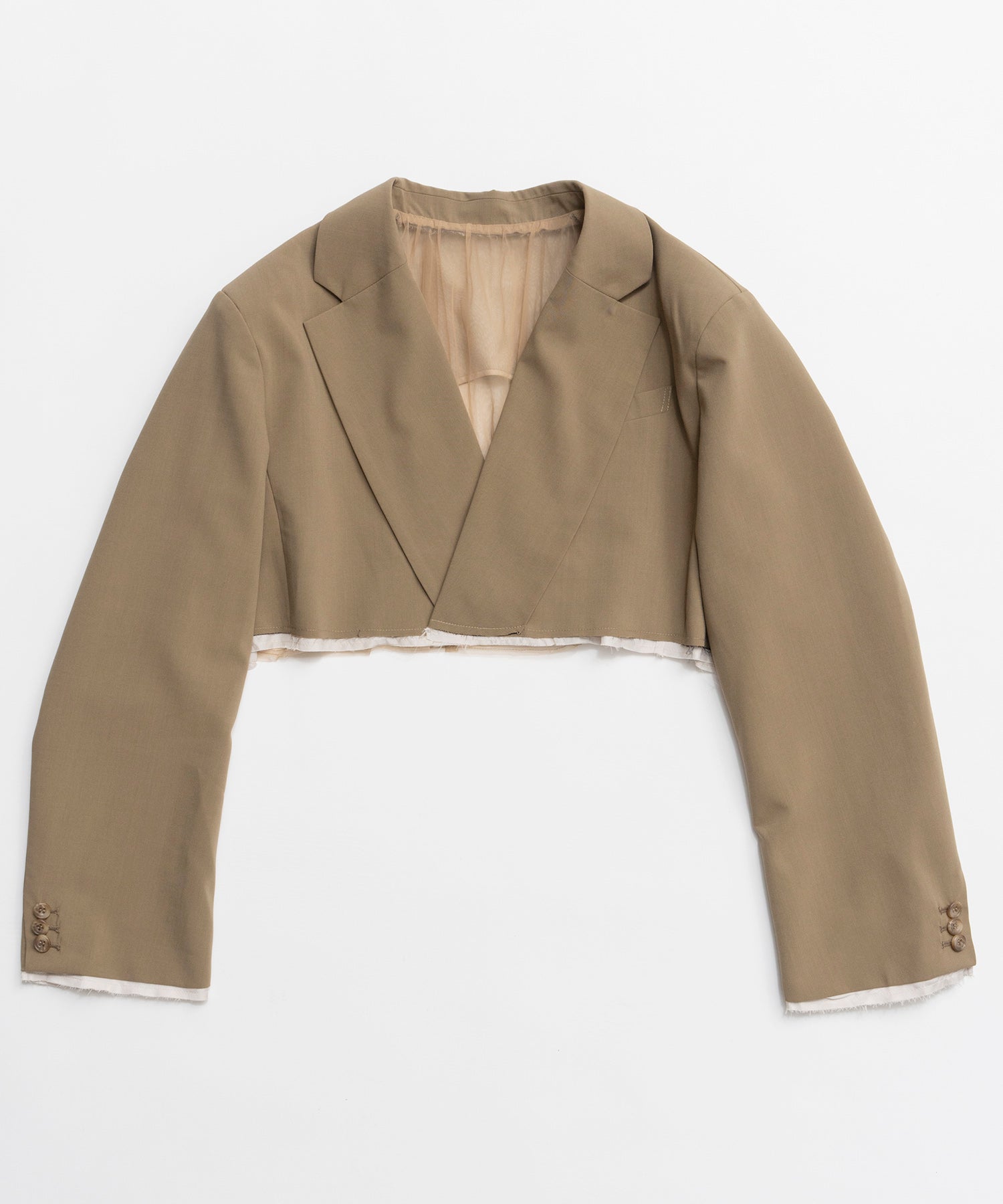 [26SPRING PRE-ORDER] 백튤 숏자켓