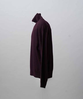 [25AW PRE-ORDER] Cashfeel Extra Fine Merino Wool Prime-Over Half Zip Knit Pullover