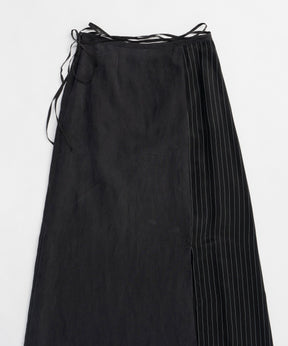 【25SPRING PRE-ORDER】Satin Docking Maxi Skirt