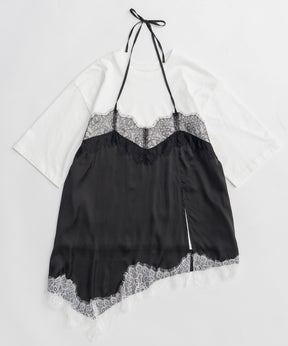 【26SPRING PRE-ORDER】Lace Docking Layered TEE