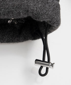[26WINTER COLLECTION] 2WAY 领 Bijou 刺绣羽绒外套
