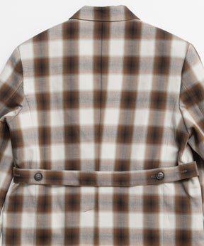 【26SPRING PRE-ORDER】Ombre Check Pattern Tailored Jacket