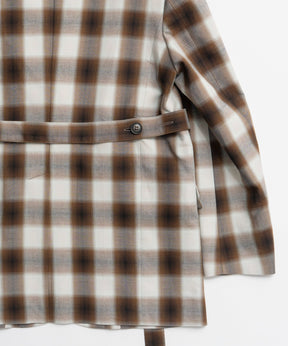 【26SPRING PRE-ORDER】Ombre Check Pattern Tailored Jacket