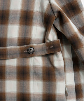 【26SPRING PRE-ORDER】Ombre Check Pattern Tailored Jacket