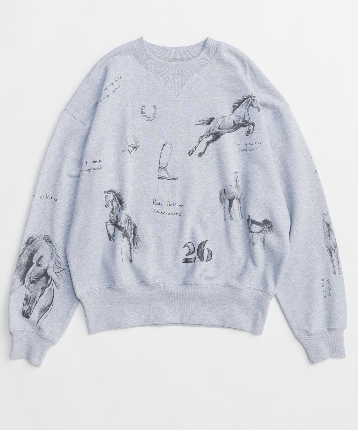 【2026Horse Collection】Drawing Horse Sweatshirt