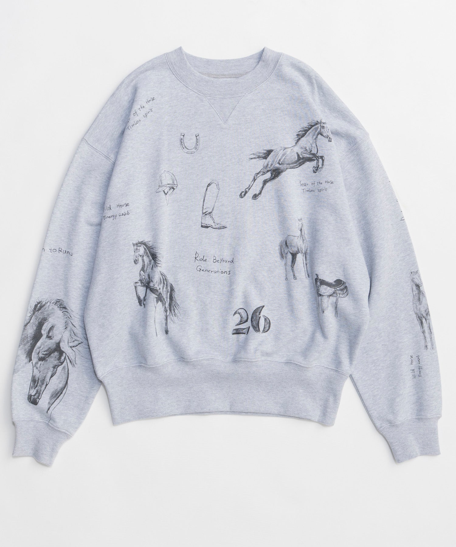 【2026Horse Collection】Drawing Horse Sweatshirt