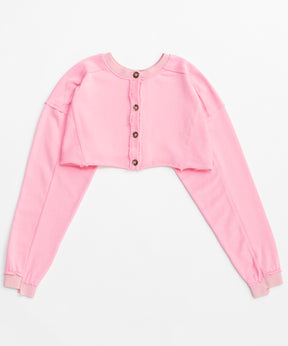 【26SPRING PRE-ORDER】2-Way Short Sweat Cardigan