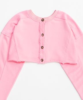 【26SPRING PRE-ORDER】2-Way Short Sweat Cardigan