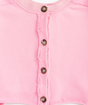 【26SPRING PRE-ORDER】2-Way Short Sweat Cardigan