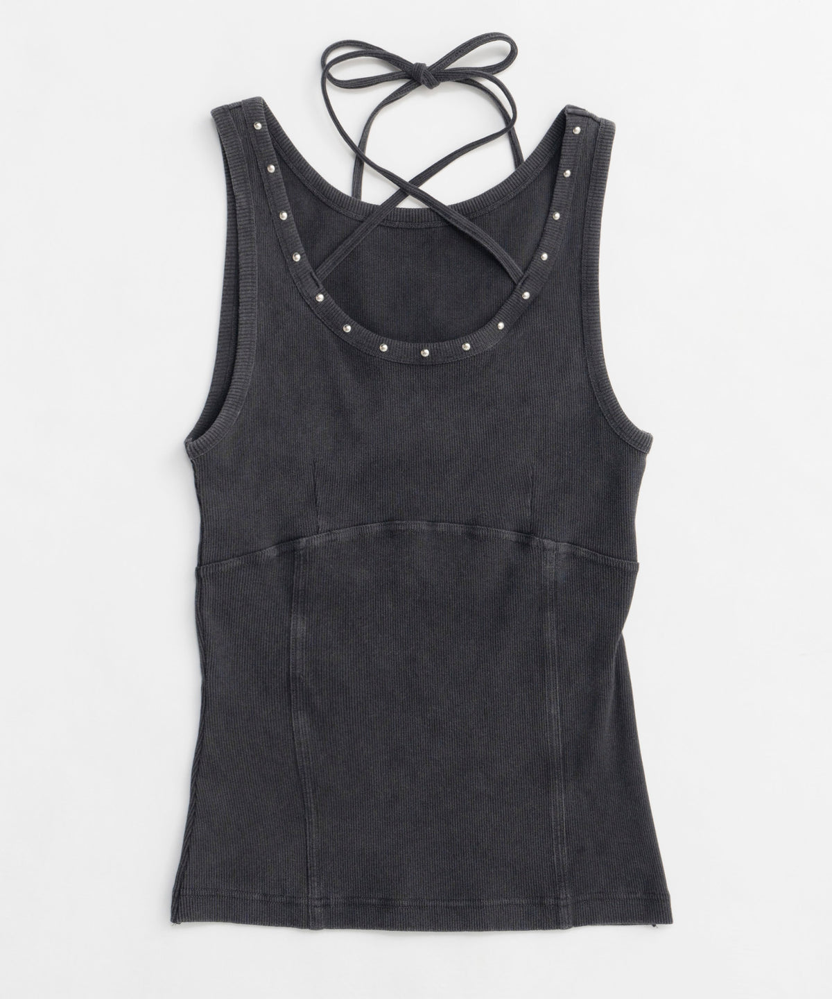 【25SPRING PRE-ORDER】Pigment Processing Studs Tank Top