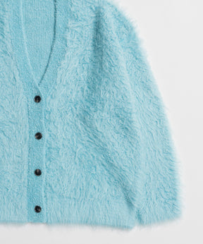 【26WINTER COLLECTION】Wave Shaggy Knit Cardigan
