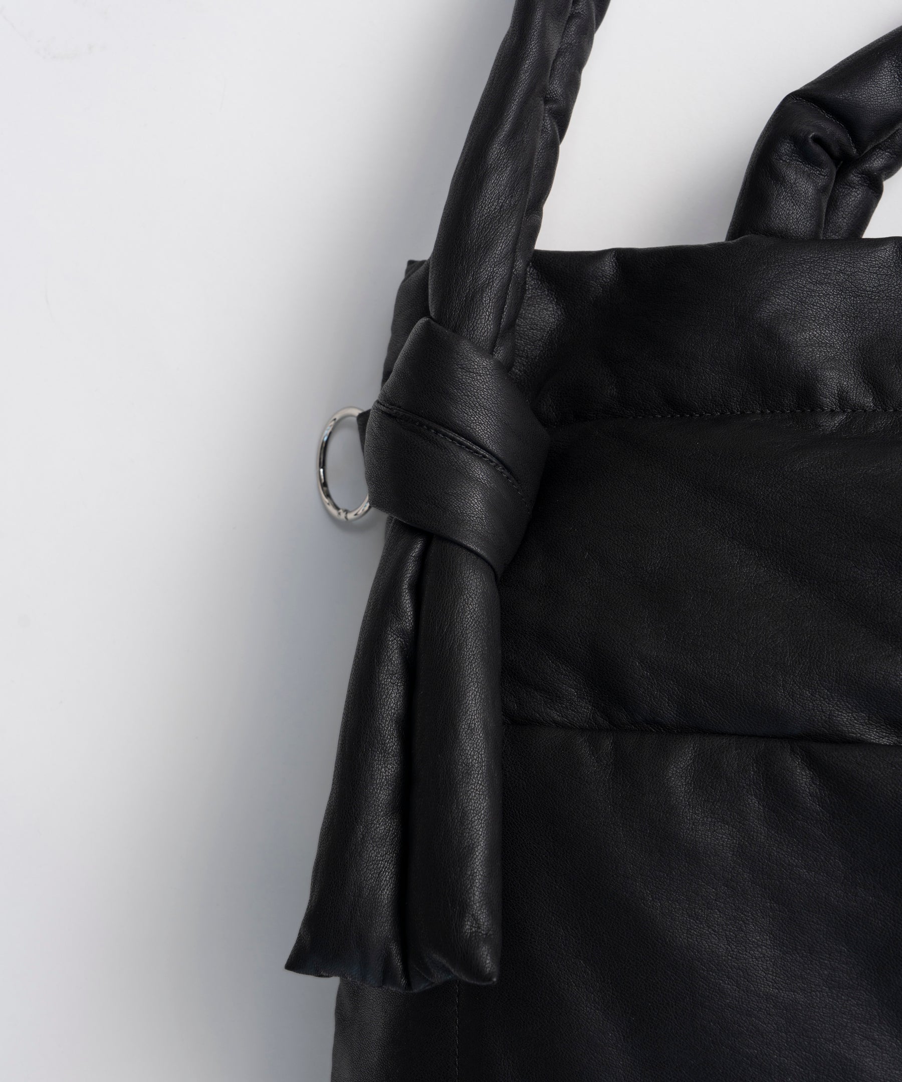 Vegan Leather Big Pillow Bag