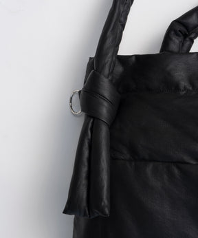 Vegan Leather Big Pillow Bag