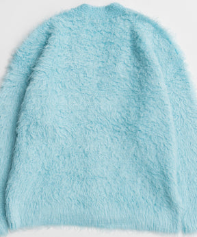 【26WINTER COLLECTION】Wave Shaggy Knit Cardigan