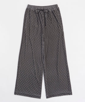 [24Autumn Pre-Order] Glitter Dots Velor Pants