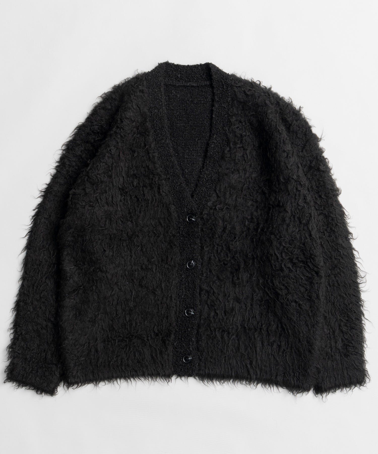 【26WINTER COLLECTION】Wave Shaggy Knit Cardigan