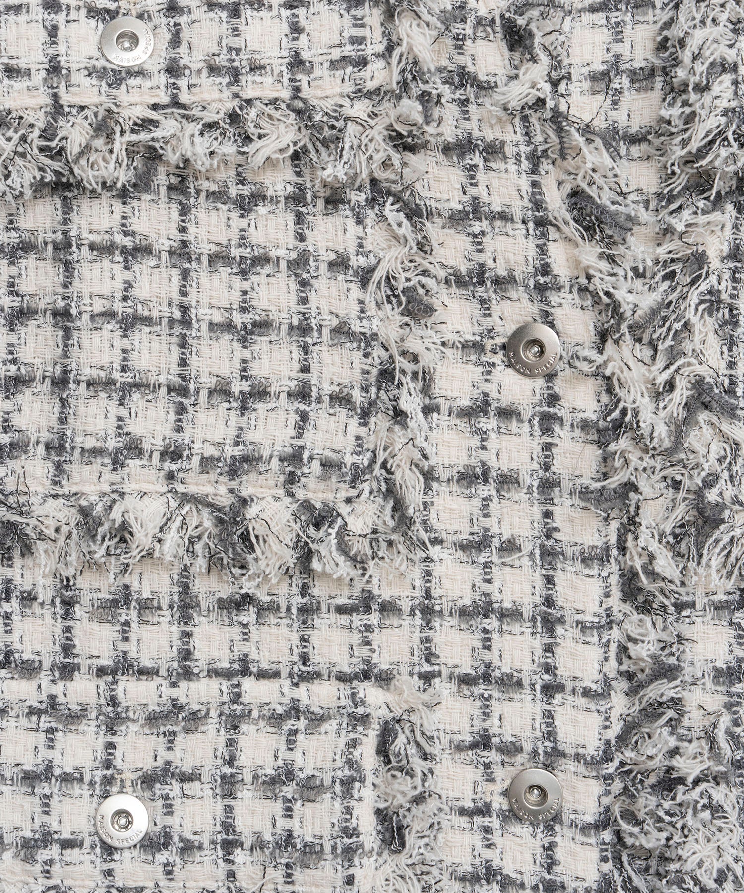 【26SPRING PRE-ORDER】Fringe Tweed Long Jacket