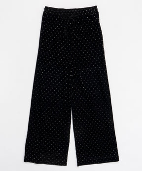 [24Autumn Pre-Order] Glitter Dots Velor Pants