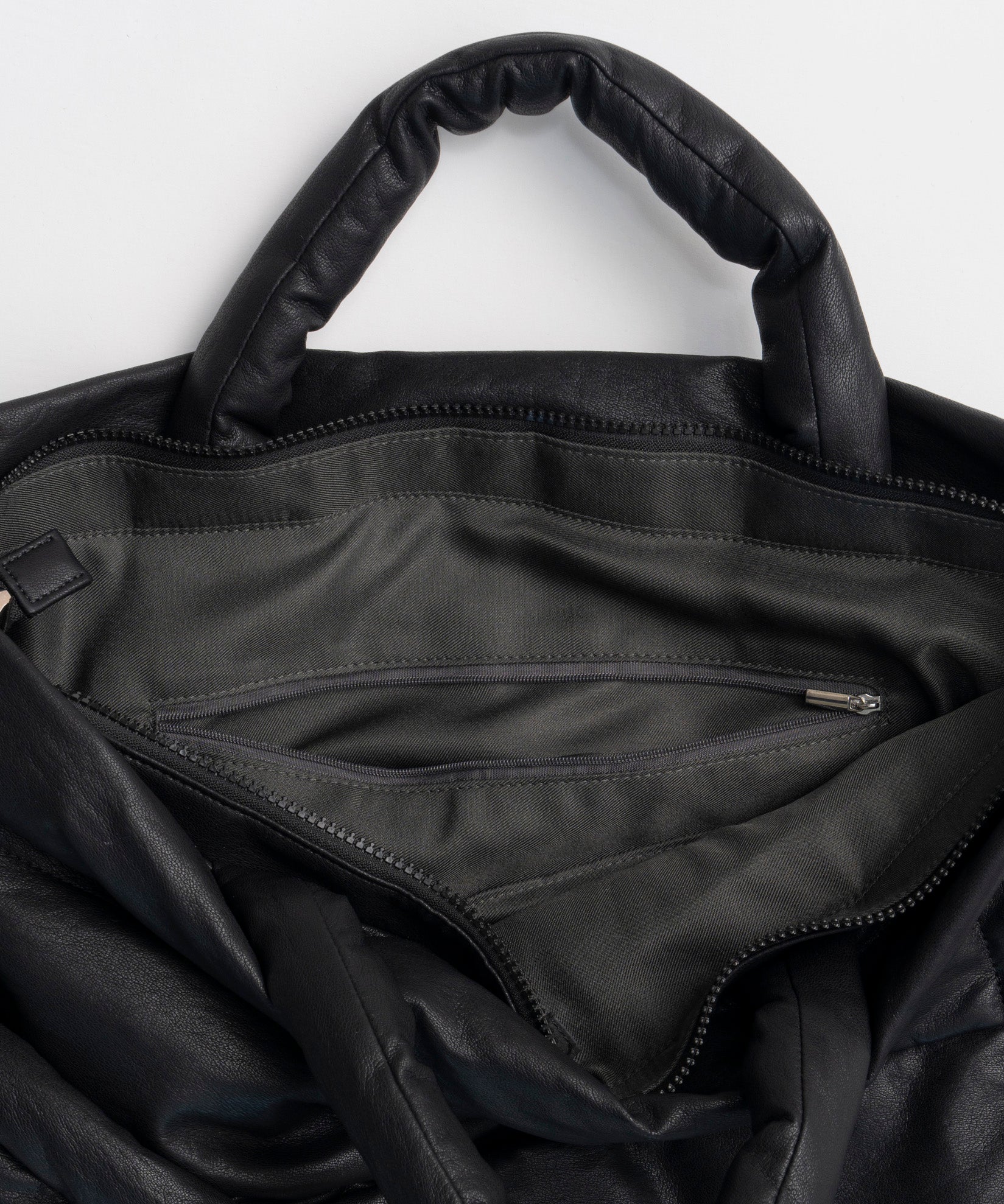 Vegan Leather Big Pillow Bag