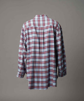 [意大利死库织物] Prime-Over常规衣领衬衫外套