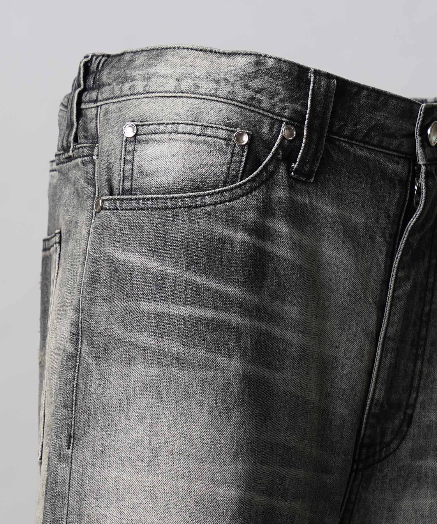10.5oz Straight Denim Pants
