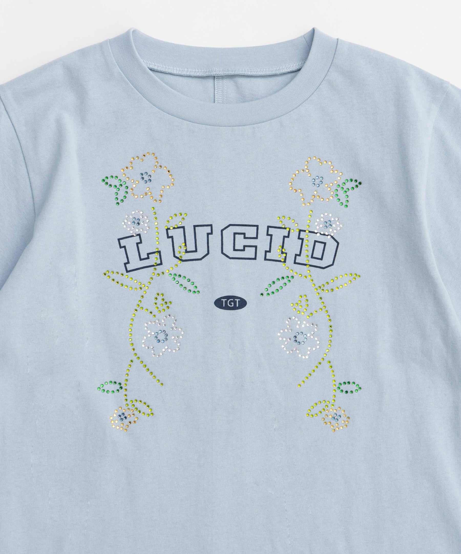 【25SPRING PRE-ORDER】LUCID  Glitter Flower T-shirt