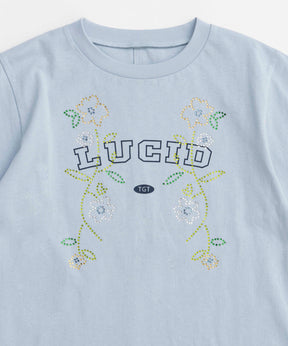 【25SPRING PRE-ORDER】LUCID  Glitter Flower T-shirt