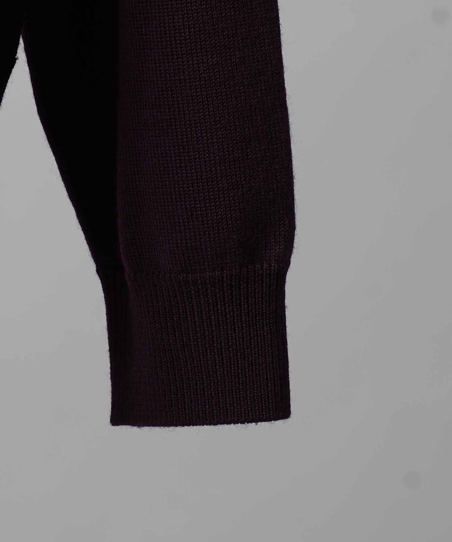 [25AW PRE-ORDER] Cashfeel Extra Fine Merino Wool Prime-Over Half Zip Knit Pullover