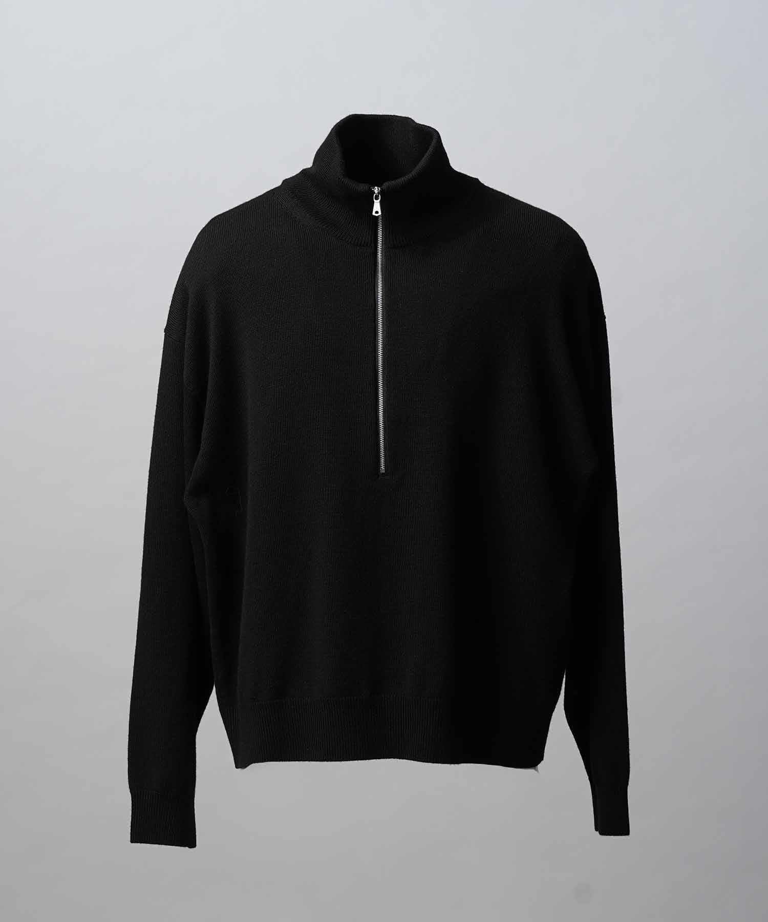 [25AW PRE-ORDER] Cashfeel Extra Fine Merino Wool Prime-Over Half Zip Knit Pullover