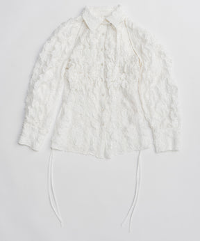 【26SPRING PRE-ORDER】Shirring Fabric Shape Shirt