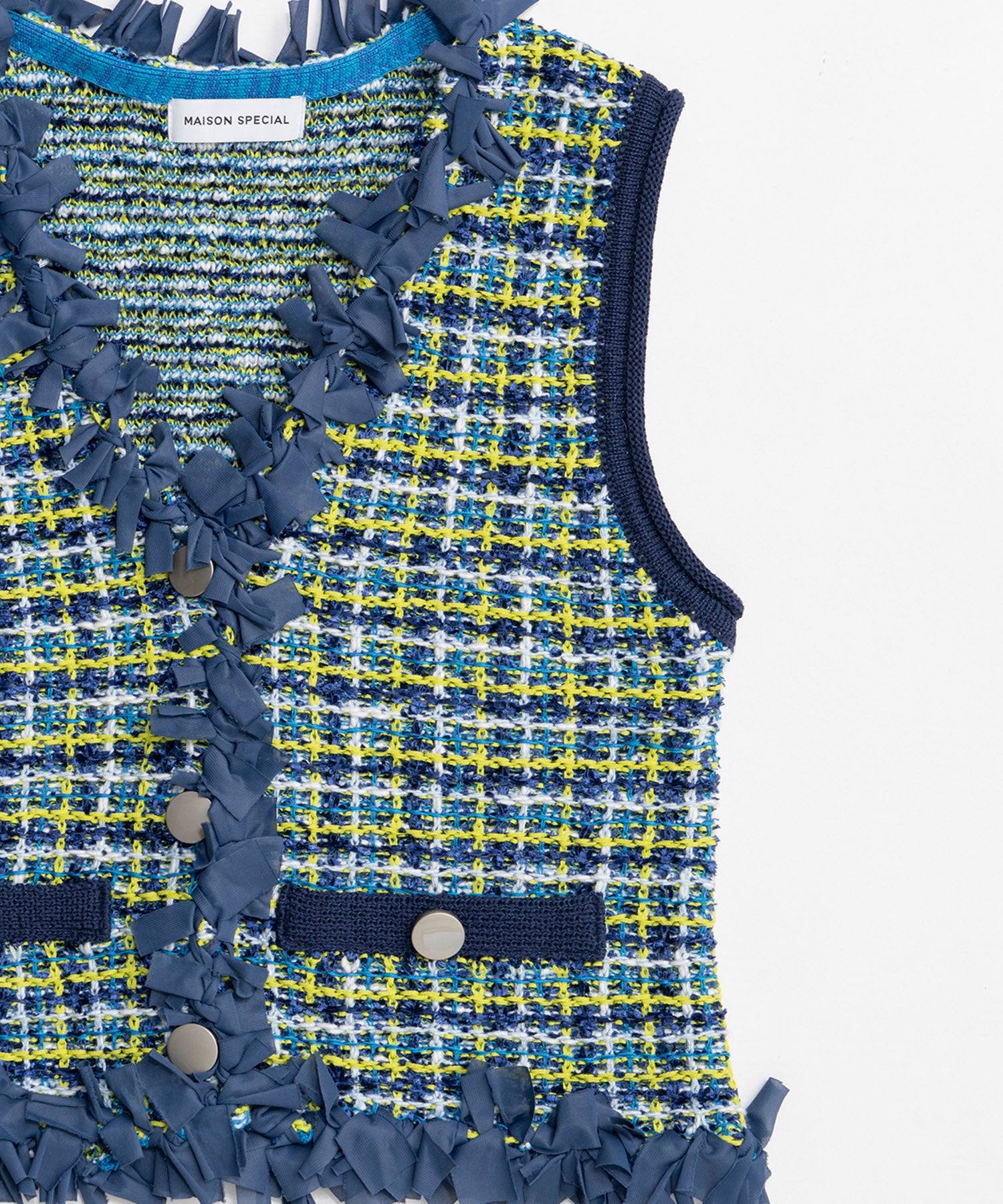 【26SPRING PRE-ORDER】Tweed Knit Vest