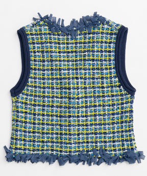 【26SPRING PRE-ORDER】Tweed Knit Vest