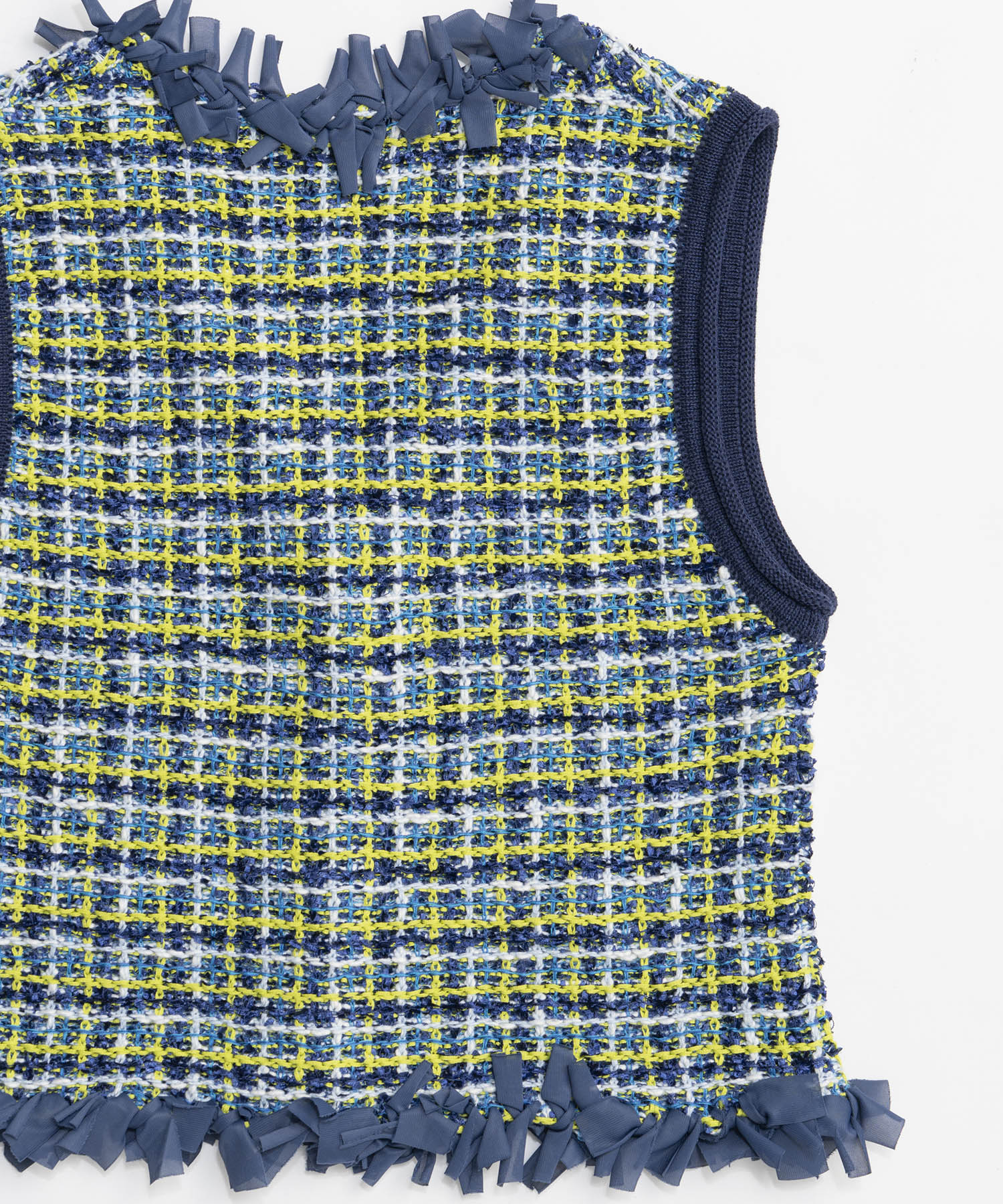【26SPRING PRE-ORDER】Tweed Knit Vest
