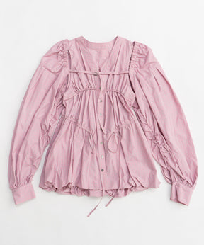 【25SPRING PRE-ORDER】Multiway Taffeta Blouse