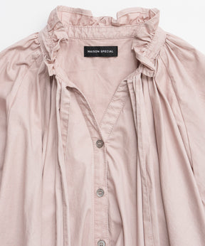 [26SPRING PRE-ORDER] 러플 셔츠 바디수트