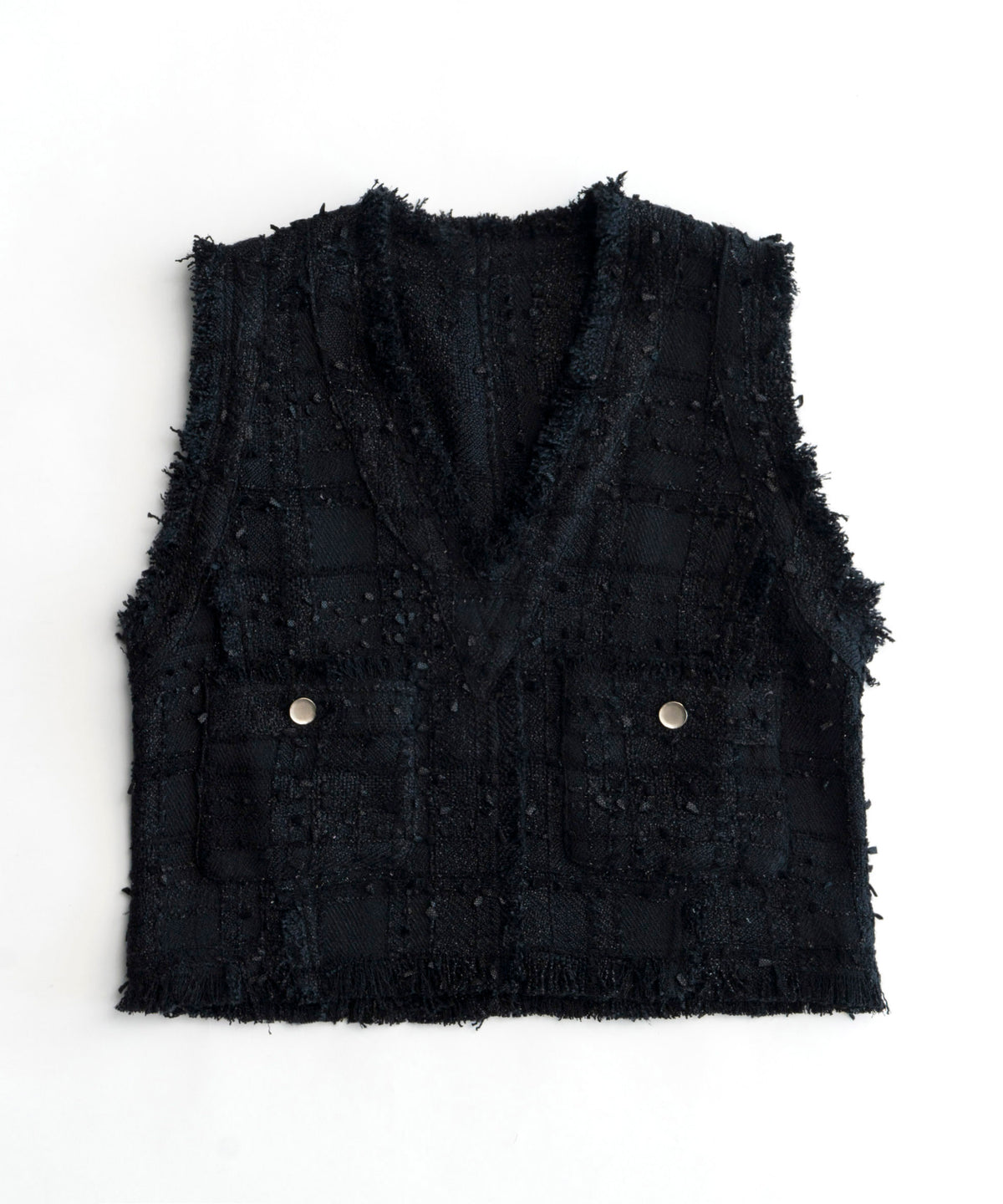 Tweed Short Length Vest