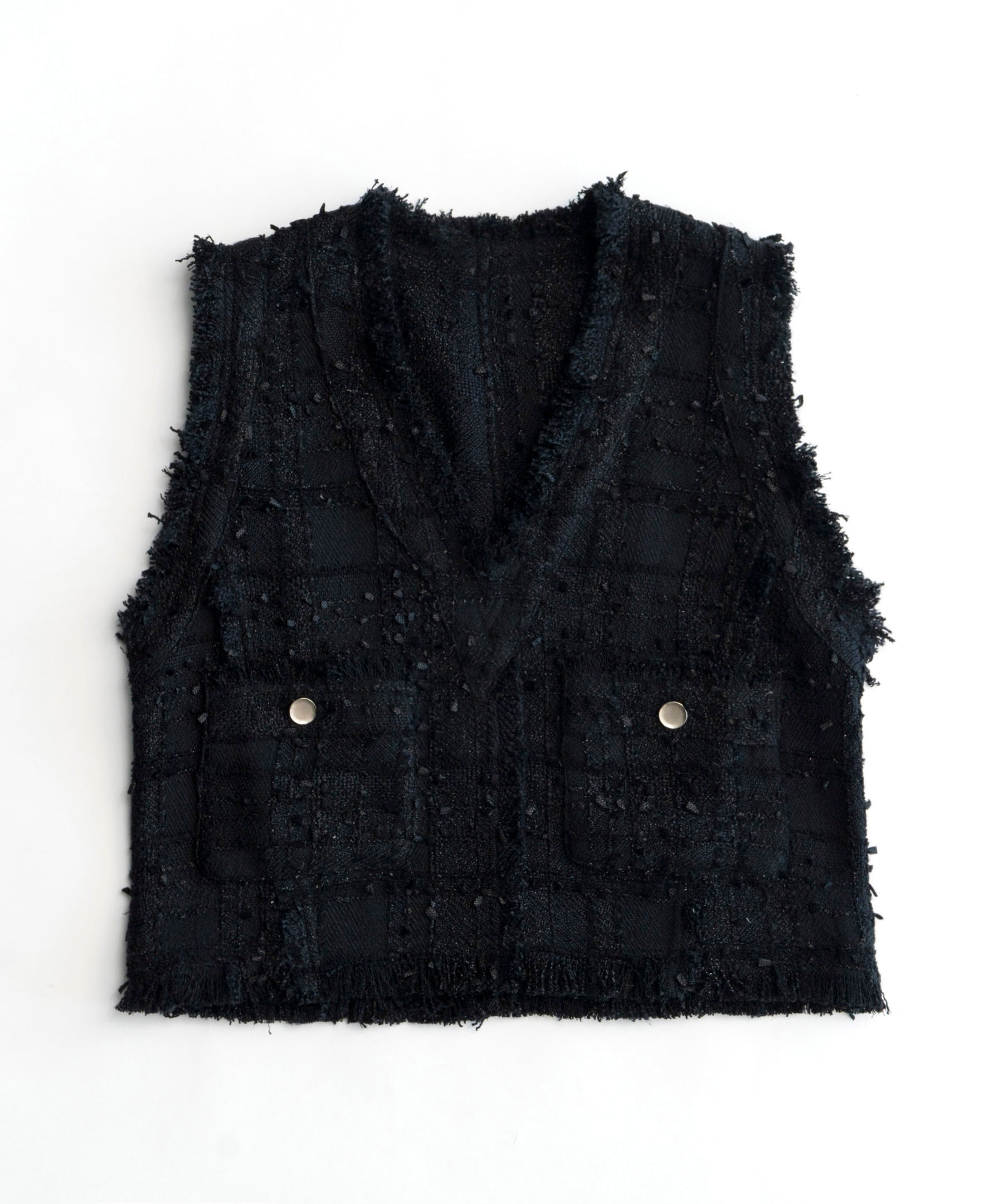 Tweed Short Length Vest