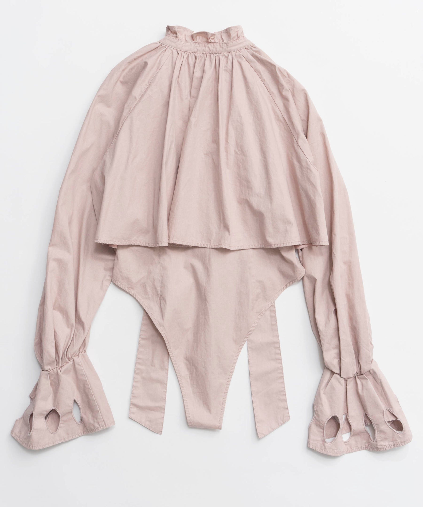 [26SPRING PRE-ORDER] 러플 셔츠 바디수트