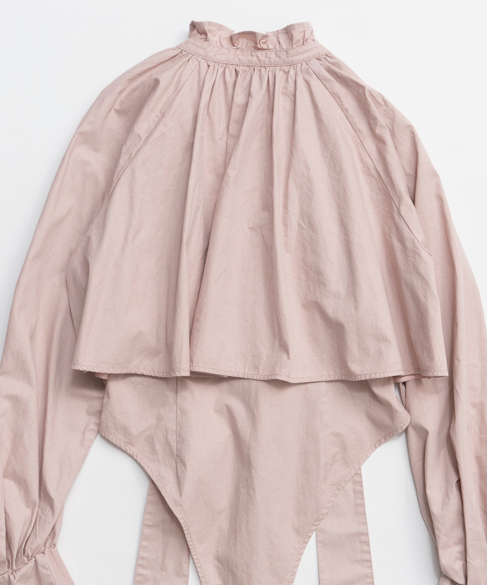 [26SPRING PRE-ORDER] 러플 셔츠 바디수트
