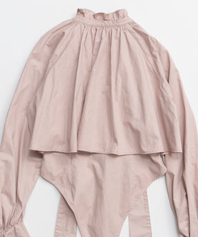 [26SPRING PRE-ORDER] 러플 셔츠 바디수트