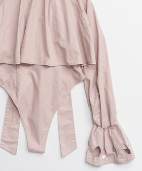 [26SPRING PRE-ORDER] 러플 셔츠 바디수트