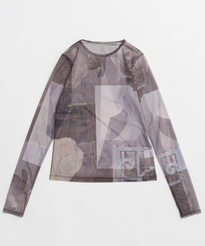 Photo Collage Mesh Tops