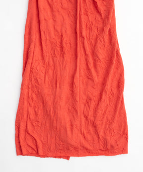 【24SUMMER PRE-ORDER】Washer Processing Shirring Maxi Skirt