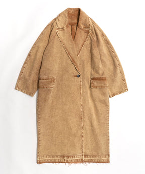 [Sale] Washed Denim Coat